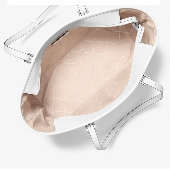 NWOT MK Jet Set Large Printed Signature Logo Tote Bag - Picture 4 of 10